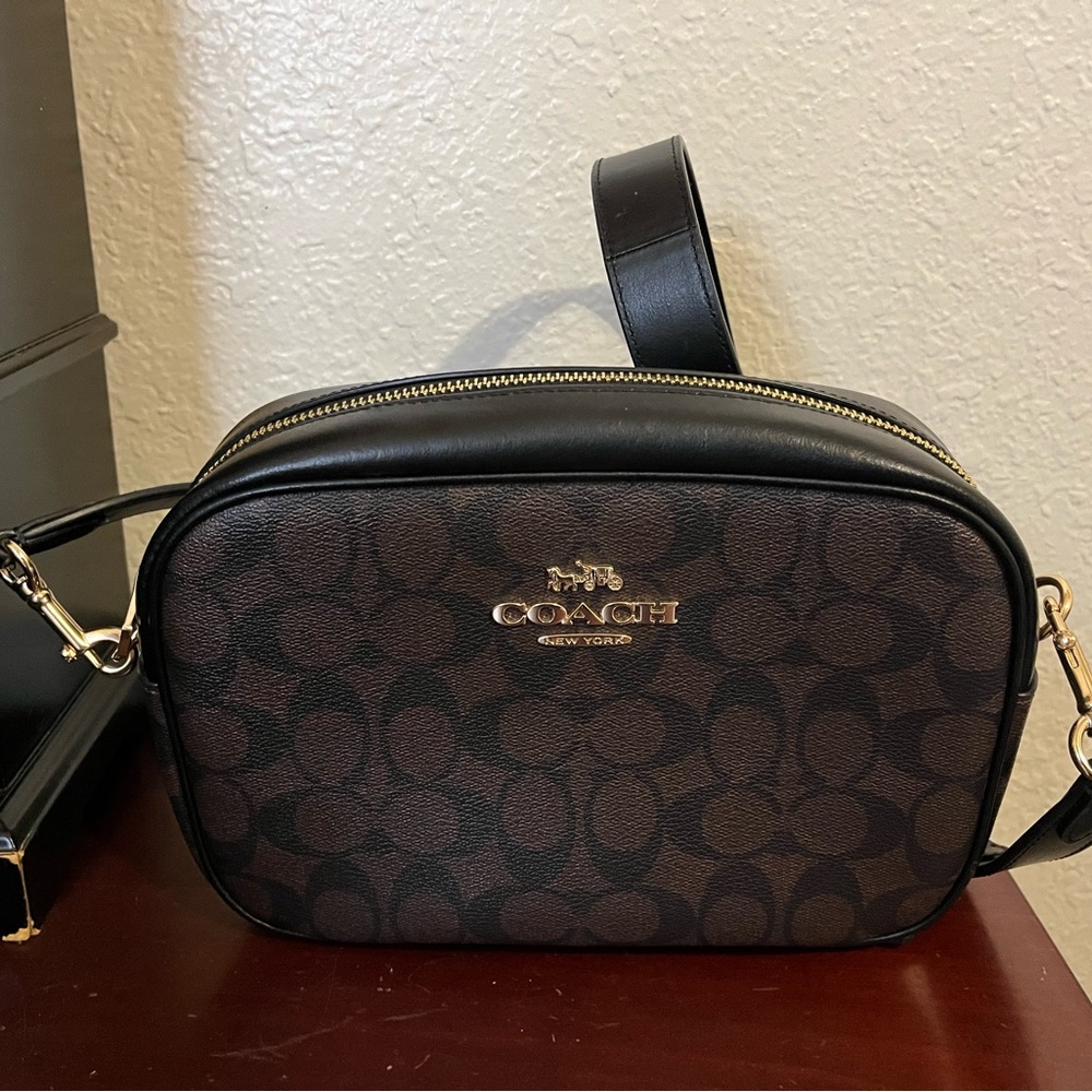 Coach leather purse